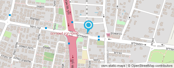 מפת הגעה אל מוניות והסעות כפר שמריהו