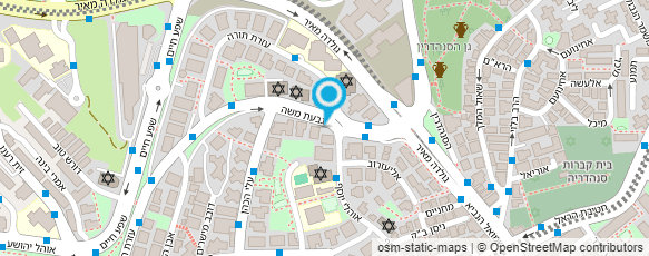 מפת הגעה אל הגר ישראל אליעזר