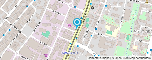 מפת הגעה אל סטודיו תמי הפקות גרפיות בע"מ