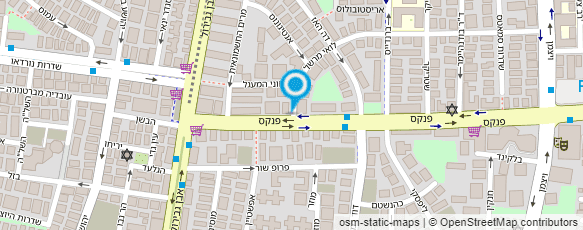 מפת הגעה אל מינימרקט פנקס