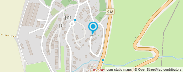 מפת הגעה אל מוסך גונן מפת הגעה אל מוסך גונן