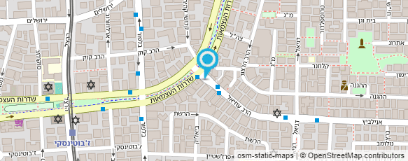 מפת הגעה אל אחים אמינוב-מרפאת שיניים