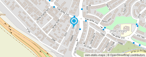 מפת הגעה אל עיני טוביה