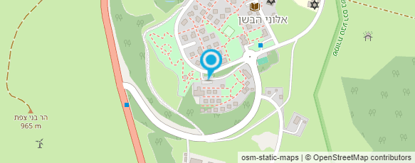 מפת הגעה אל אלוני הבשן