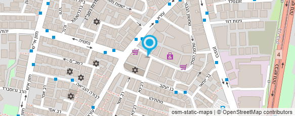 מפת הגעה אל אולמי יד עזרה הוד והדר