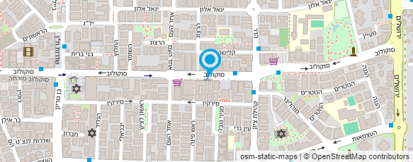 מפת הגעה אל הפינה המתוקה של רינה