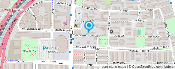 מפת הגעה אל תלמוד תורה בי"ס חב"ד