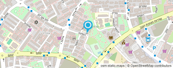 מפת הגעה אל גן ניר