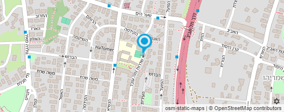 מפת הגעה אל מרכז קהילתי נוף-ים