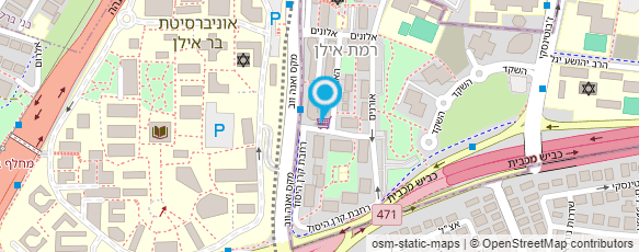 מפת הגעה אל פרופ' קוינט יעקב