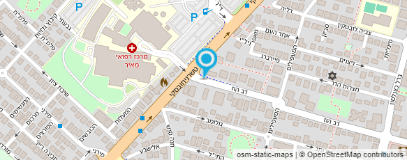 מפת הגעה אל ד"ר ביגר יורם