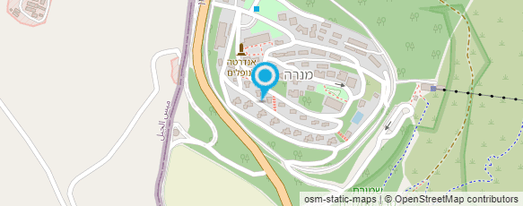 מפת הגעה אל מנרה זכוכית טכנית