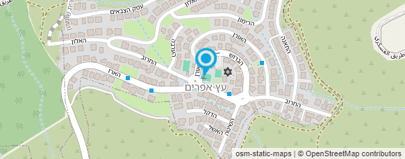 מפת הגעה אל "עץ אפרים" ועד מקומי