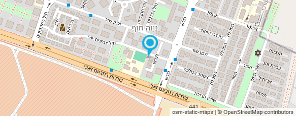 מפת הגעה אל נוה חוף ספריה