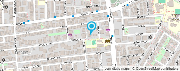 מפת הגעה אל ספריית רוזן