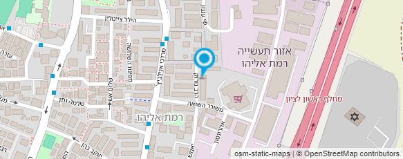 מפת הגעה אל הישיבה התיכונית מדעית ראשל"צ