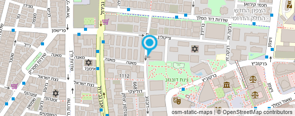 מפת הגעה אל פרופ' ניסן יוסי