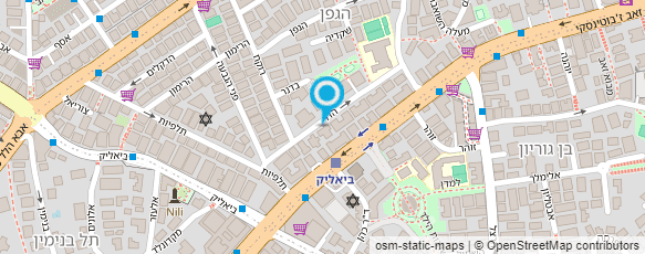 מפת הגעה אל ד"ר לב-שפר שלומית