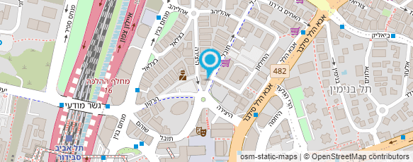 מפת הגעה אל ש.ח.ר. שרותי חרום רפואיים