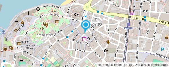 מפת הגעה אל אנתיקה יפו