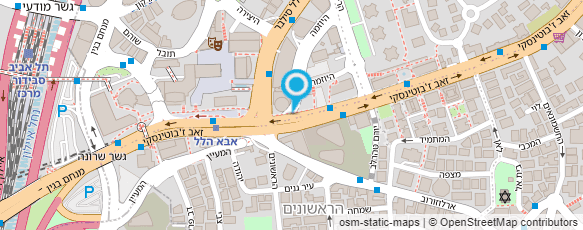 מפת הגעה אל תל אביב מוסקבה פרסום בע"מ