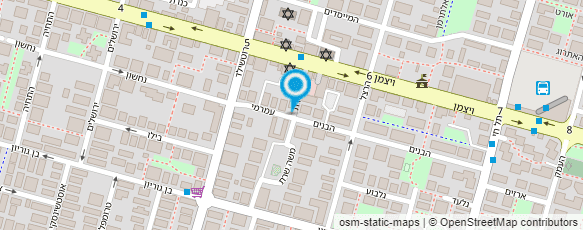 מפת הגעה אל מעצב שיער שמעוני