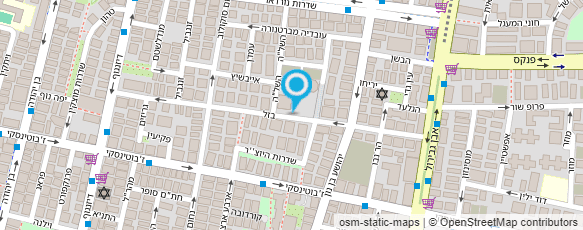 מפת הגעה אל פרופ' קוניקוף פרד מפת הגעה אל פרופ' קוניקוף פרד