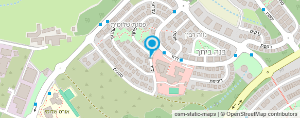 מפת הגעה אל אכסנית נוער ובית הארחה שלומי