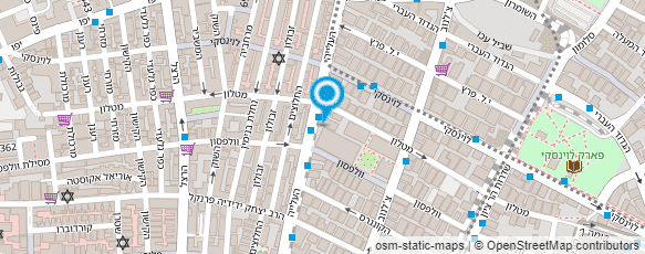 מפת הגעה אל מכולת בורוכוב