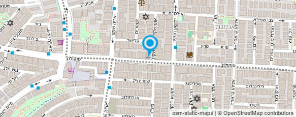 מפת הגעה אל מזוזות חב"ד בדיקה חינם