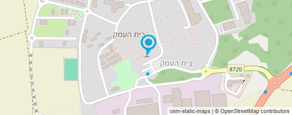 מפת הגעה אל בית העמק