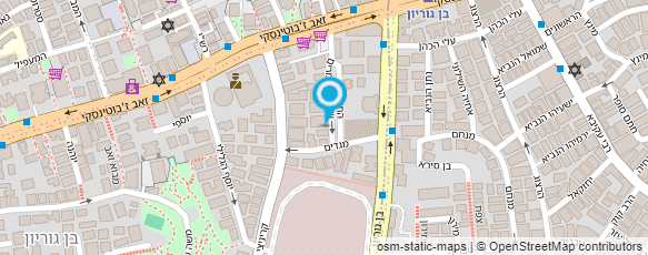 מפת הגעה אל המכולת של לוי