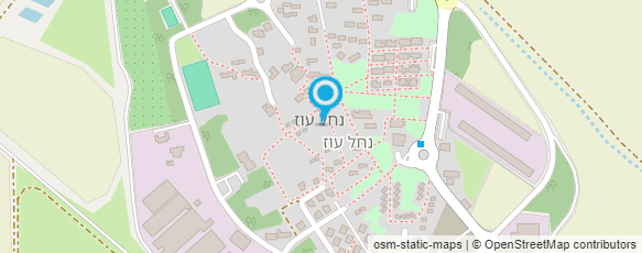 מפת הגעה אל נחל-עוז