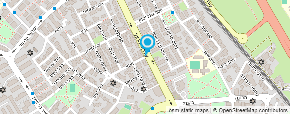 מפת הגעה אל קיוסק הדקל