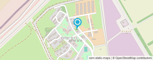 מפת הגעה אל כרם שלום