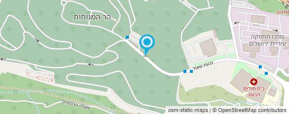 מפת הגעה אל אסטל מצבות