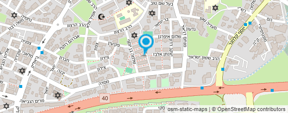 מפת הגעה אל קונדיטוריה בית יוסף