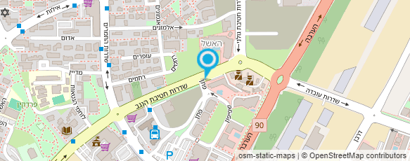 מפת הגעה אל המכללה למינהל