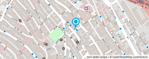 מפת הגעה אל ב. סער מכונות תפירה מכירה ותיקון