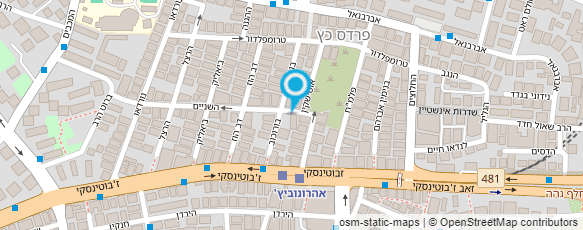 מפת הגעה אל טיולי מוניטין - אבי גז