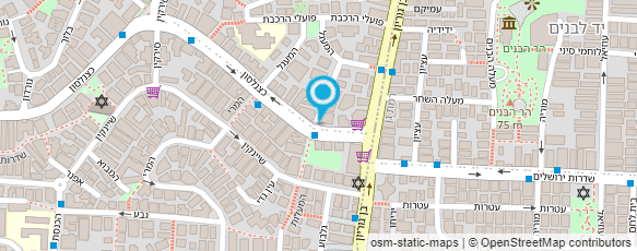 מפת הגעה אל מרכז הראיה מפת הגעה אל מרכז הראיה