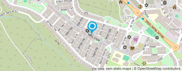 מפת הגעה אל יד שרה