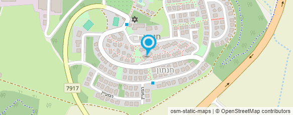 מפת הגעה אל חנתון