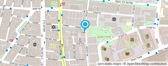 מפת הגעה אל עו''ד יפה עדי