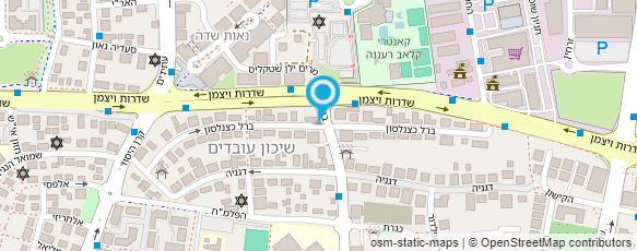 מפת הגעה אל קיוסק בן צור