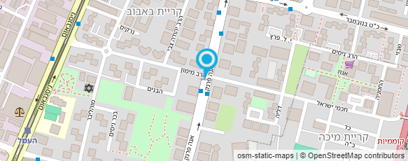 מפת הגעה אל סטודיו רפאל