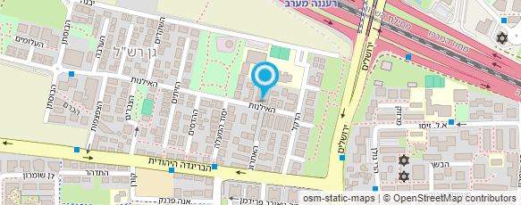 מפת הגעה אל אספלט הרצליה - חיון הרצל