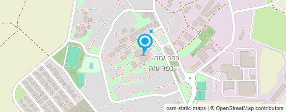 מפת הגעה אל כפר עזה