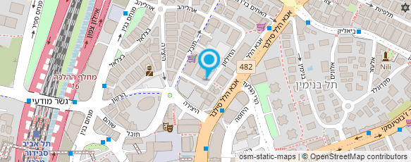 מפת הגעה אל טכנו שבב בע"מ