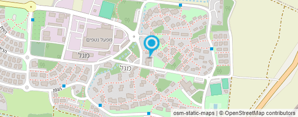 מפת הגעה אל מתפרת קיבוץ מגל